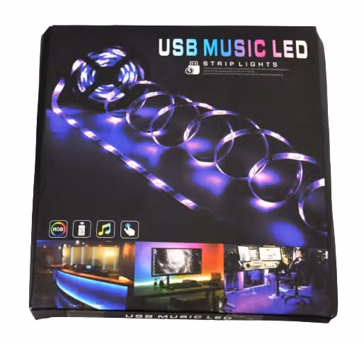Striscia LED 5m USB striscia LED, RGB LED TV backlight nastro LED