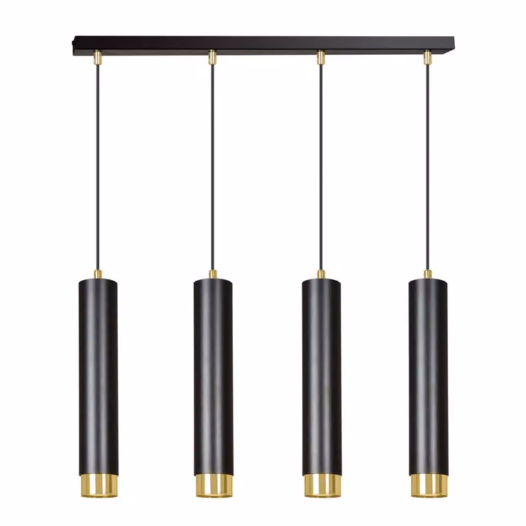 Lampadario Emibig 4xGU10 30W KIBO 4 BL/GOLD 644/4