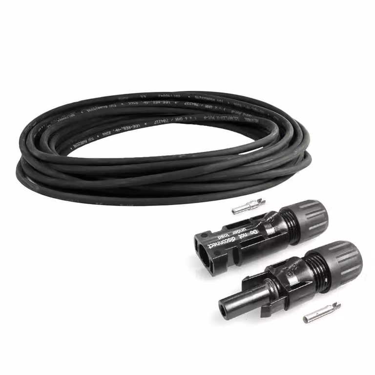 Kit di connessione solare 1 - Cavo solare da 10 m + spina MC4