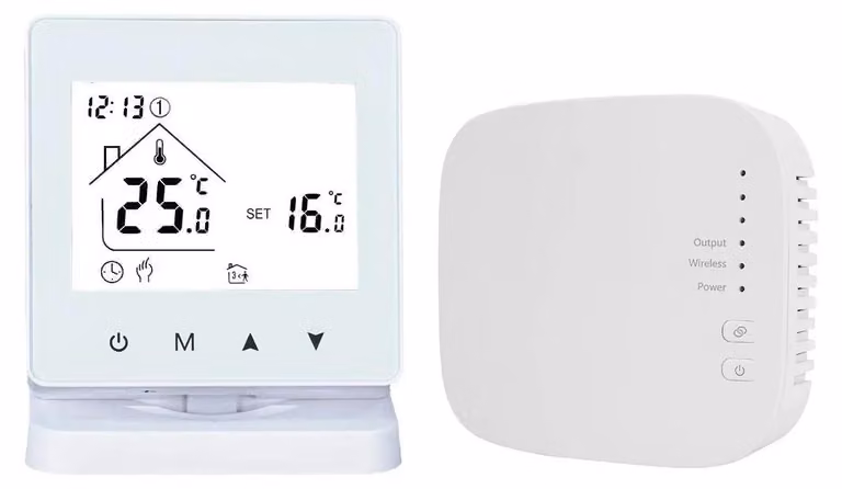Termostato WiFi intelligente - Termostato wireless per accensione/spegnimento della caldaia - Con controllo tramite app