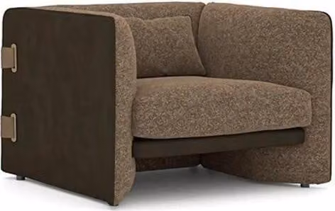 Modern Design Polstermöbel Sessel Luxus Wohnzimmer Polster Textil Einrichtung