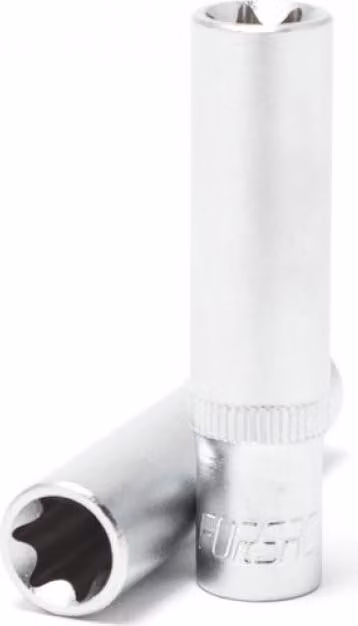 Chiave a bussola lunga TORX E4 1/4'' Cr-V