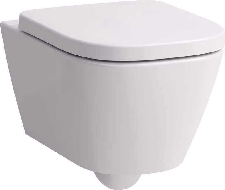 LAUFEN MEDA WC suspendu Advanced, sans rebord, Silent Flush, 360x540mm, fixation cachée chasse deau basse, H8201100000001, H8201100000001
