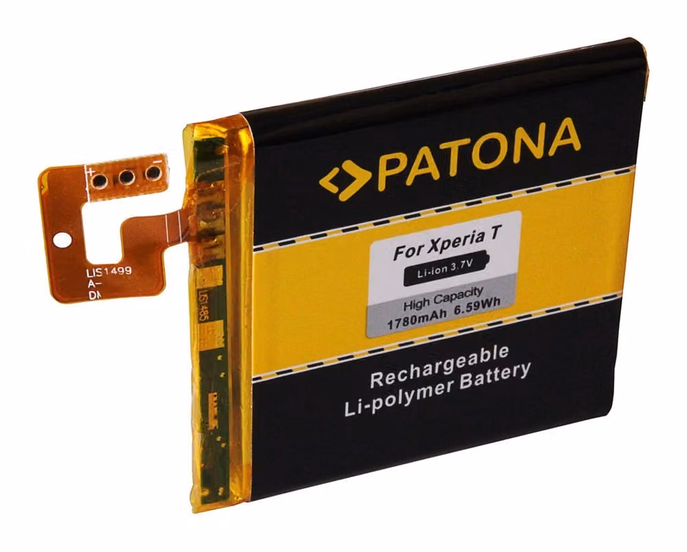 Batteria compatibile con Sony Ericsson Xperia T Xperia LT30p T - 3,7V 1,8Ah – 1780 mAh