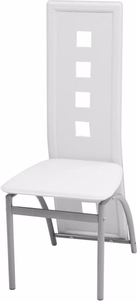 vidaXL Sedie da pranzo 6 pz. Similcuoio bianca