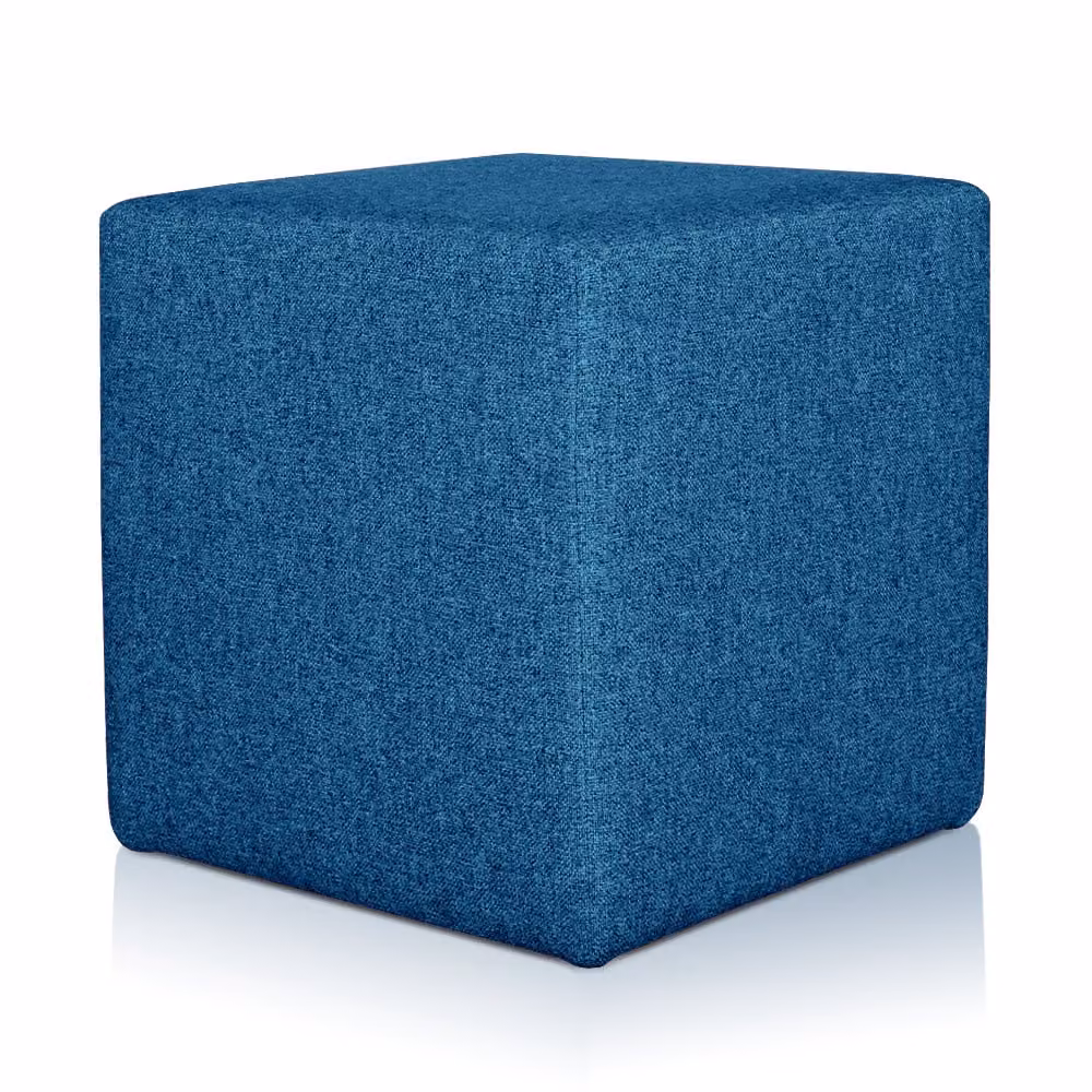 Pouf Rubino 43 X 43 cm Blu