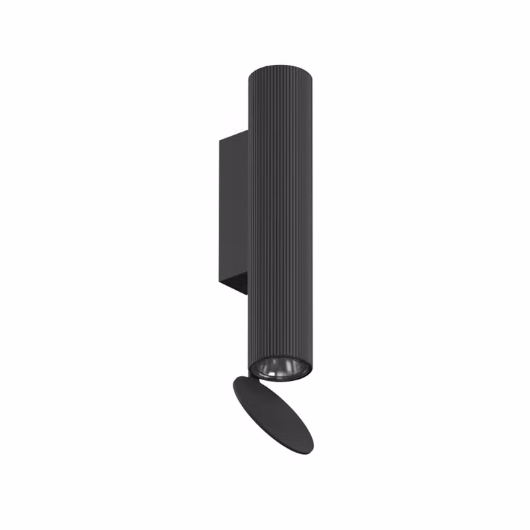 Flos - Flauta Riga 1 Dimmable DALI - Lampada da parete o soffitto da esterno - Nero
