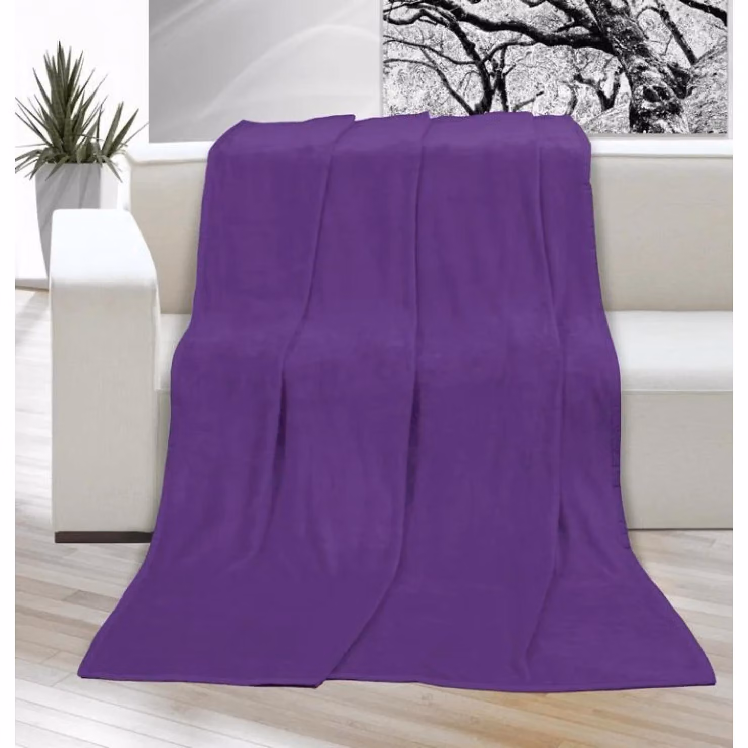 Coperta micro singola 150x200cm viola