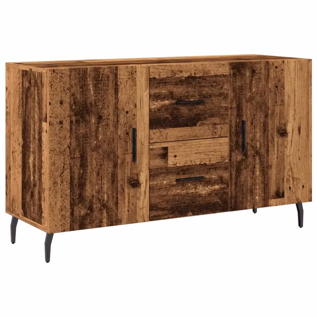 Credenza Buffet da Cucina Design Mania in Legno Antico Marrone L: 100 cm, P: 36 cm, H: 60 cm – 2