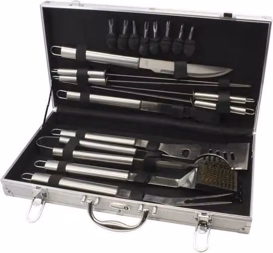 Cassa per barbecue - Tas per barbecue con chiusura a zip