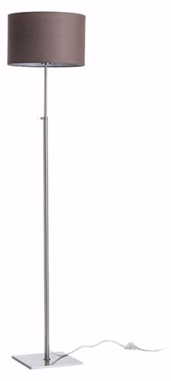 EDIKA lampada a stelo marrone nichel opaco 230V LED E27 15W