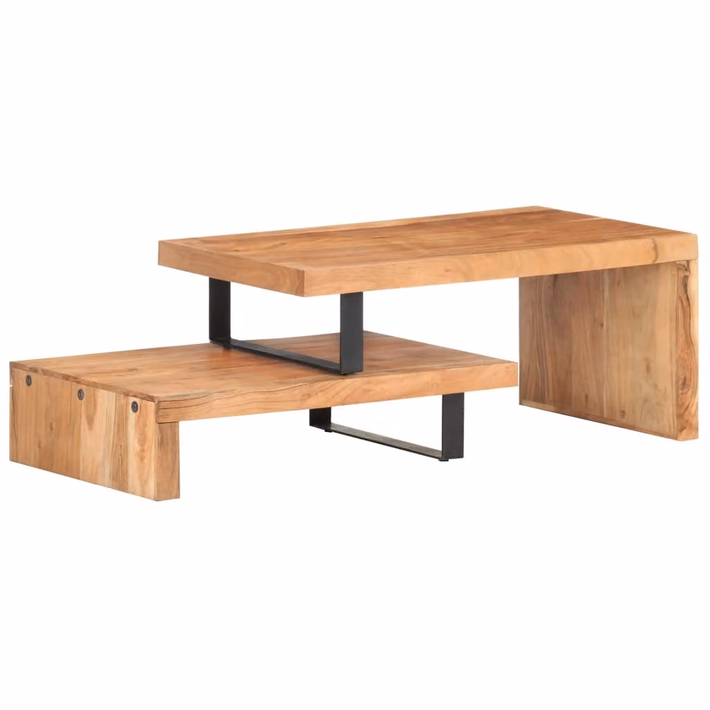 Maison Exclusive - Set di 2 tavolini in legno massello di acacia