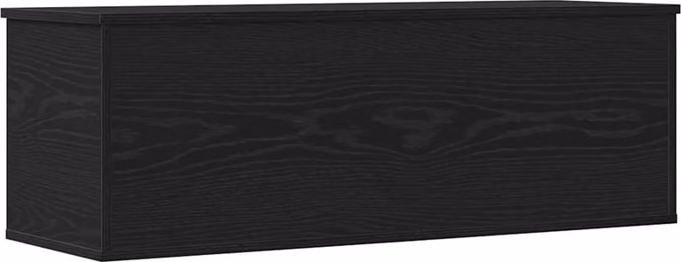 Scatola di Stoccaggio Rovere Nero 102 x 35 x 35 cm