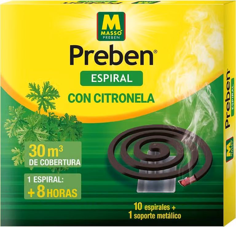 Zampironi alla citronella, 10 zampironi + 1 supporto
