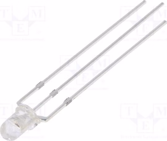 1 LED bicolor rosso/verde, 4200÷5800 mcd, 3000÷4200 mcd, 3 mm, 30°, OSRPPA3131A, diodo LED