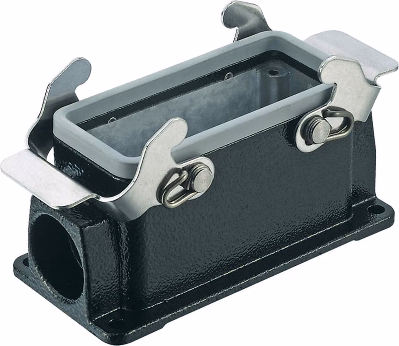 HARTING Han 16B M Alloggiamento base basso, 1xPG21 uscita cavo laterale, con 2 staffe trasversali - 1 pezzo