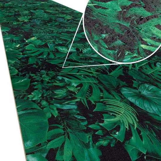 Tappeto antiscivolo per cucina - Tappeto corridoio - Protegge il pavimento - Facile da pulire - Lavabile - 300 x 52 cm - Motivo tropicale - Tappetino antiscivolo per cucina, facile da pulire, 300 x 52 cm, design tropicale