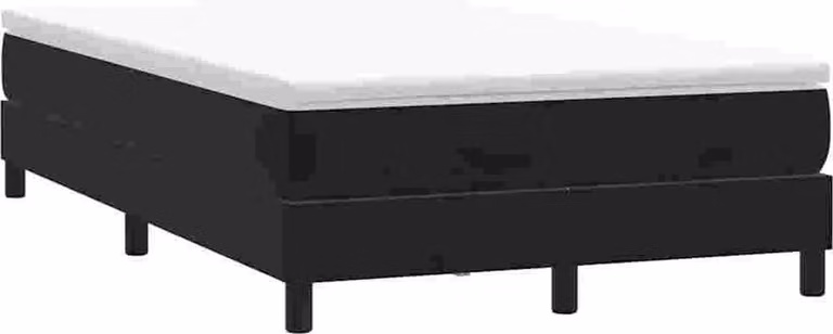 Maison Exclusive - Giroletto a Molle senza Materasso Nero 120x210 cm in Velluto
