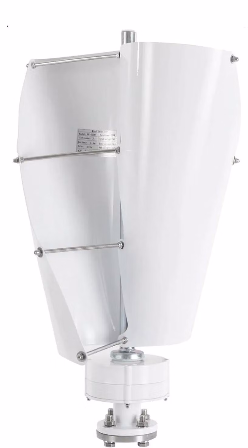 Turbina eolica - Generatore eolico - Aerogeneratore - Energia sostenibile - Potenza: 500W - Grado di protezione IP67