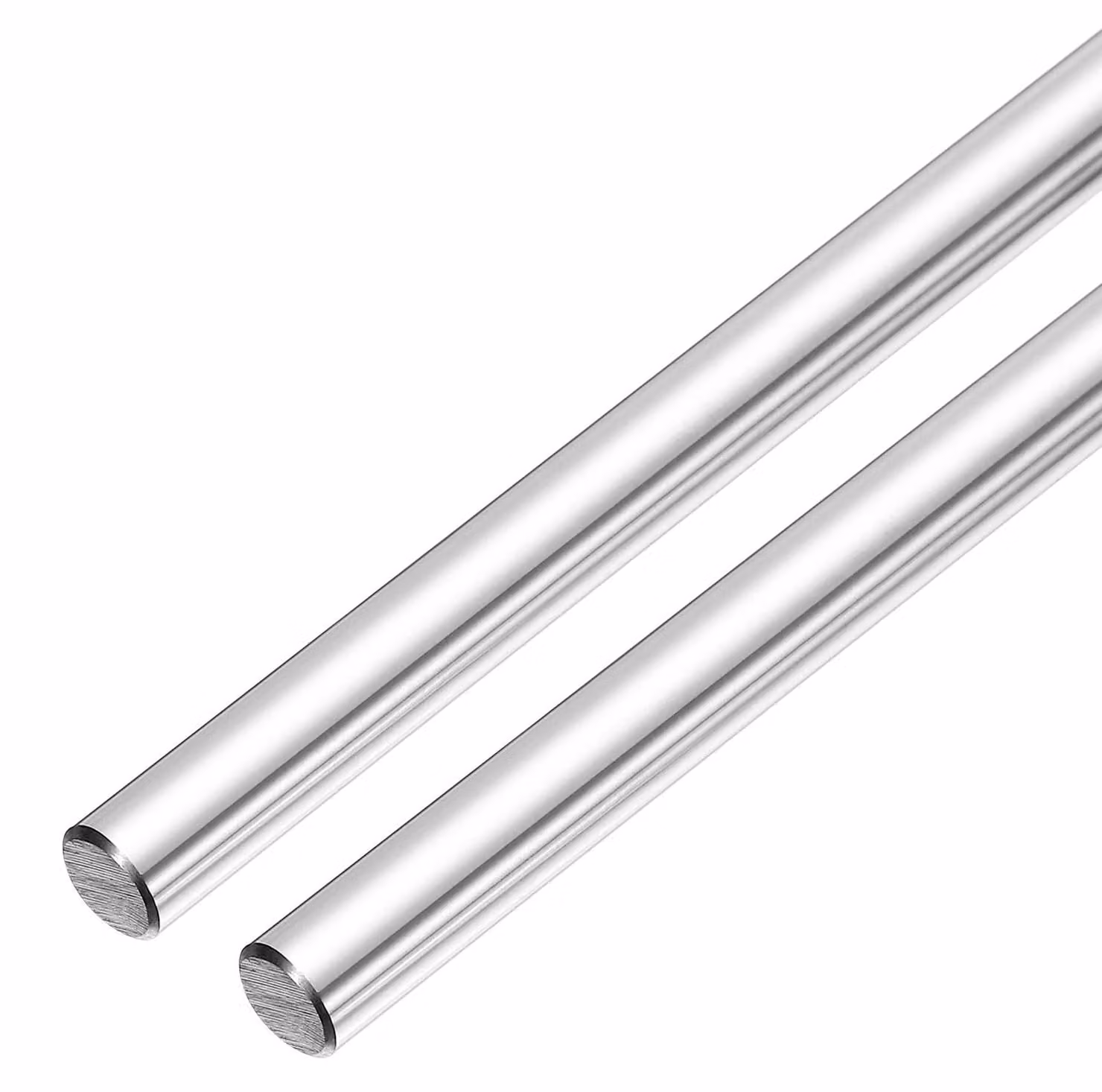 Guide lineari, 2 pezzi, 8 mm x 800 mm, completamente temprate e cromate, ideali per progetti fai-da-te CNC