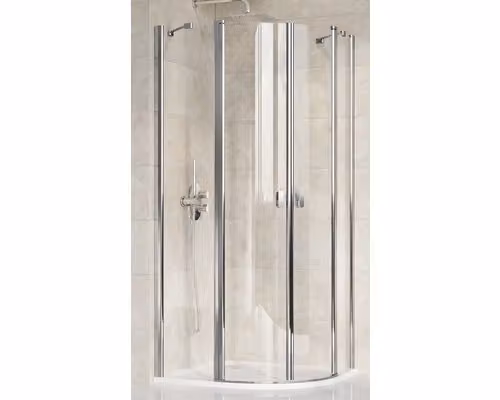 Cabina doccia Ravak Chrome CSKK4-90 bright alu+doppie porte trasparenti 3Q170C00Z1