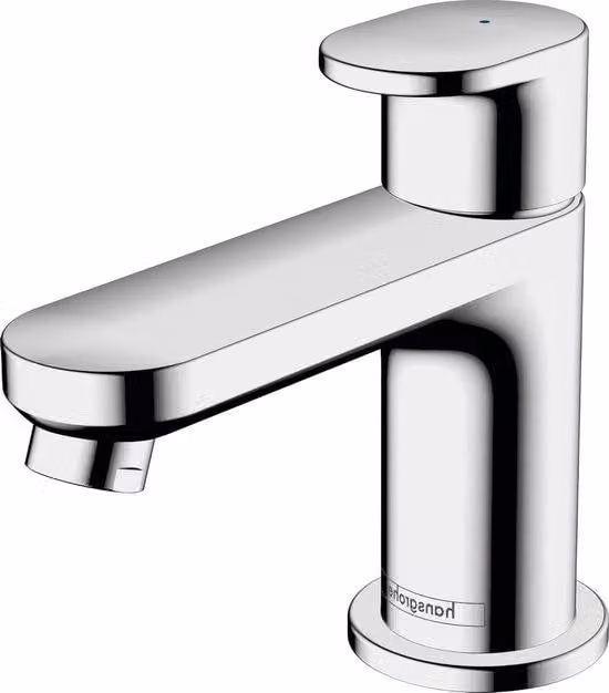 Risparmio idrico con Chormetall - Rubinetto per WC ad alta pressione con diametro di 59 mm - Rubinetto per acqua fredda a risparmio idrico