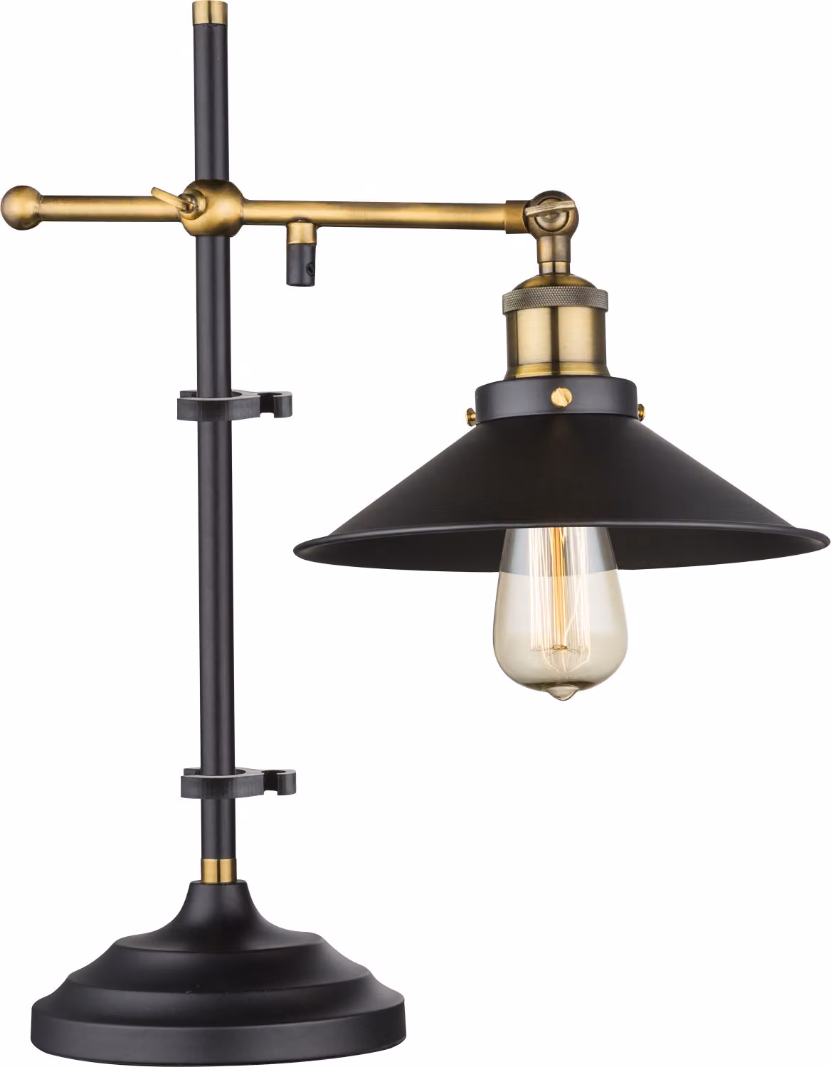 Globo Lighting applique in metallo color ottone, 1x E27