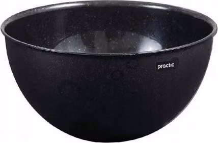 Ciotola in plastica da 0,5 L in PP, modello "Cosmos", nera