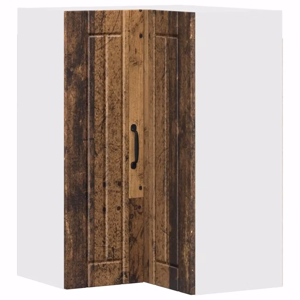 Mobile angolare a parete vidaXL in legno marrone per cucina e soggiorno L/P/H: 57 x 57 x 80 cm – 2