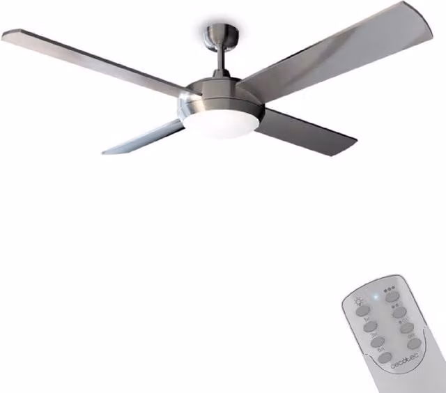 Ventilatore da soffitto Cecotec EnergySilence Aero 570 argento con telecomando e luce