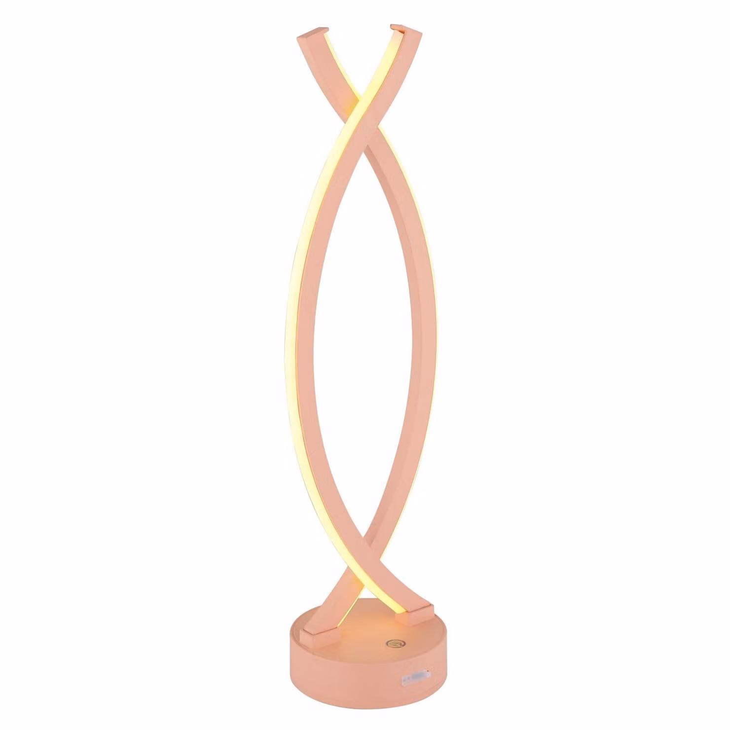 Lampada da tavolo senza fili con batteria ricaricabile Touch Dimmer Lampada da tavolo dimmerabile Peach 58457P