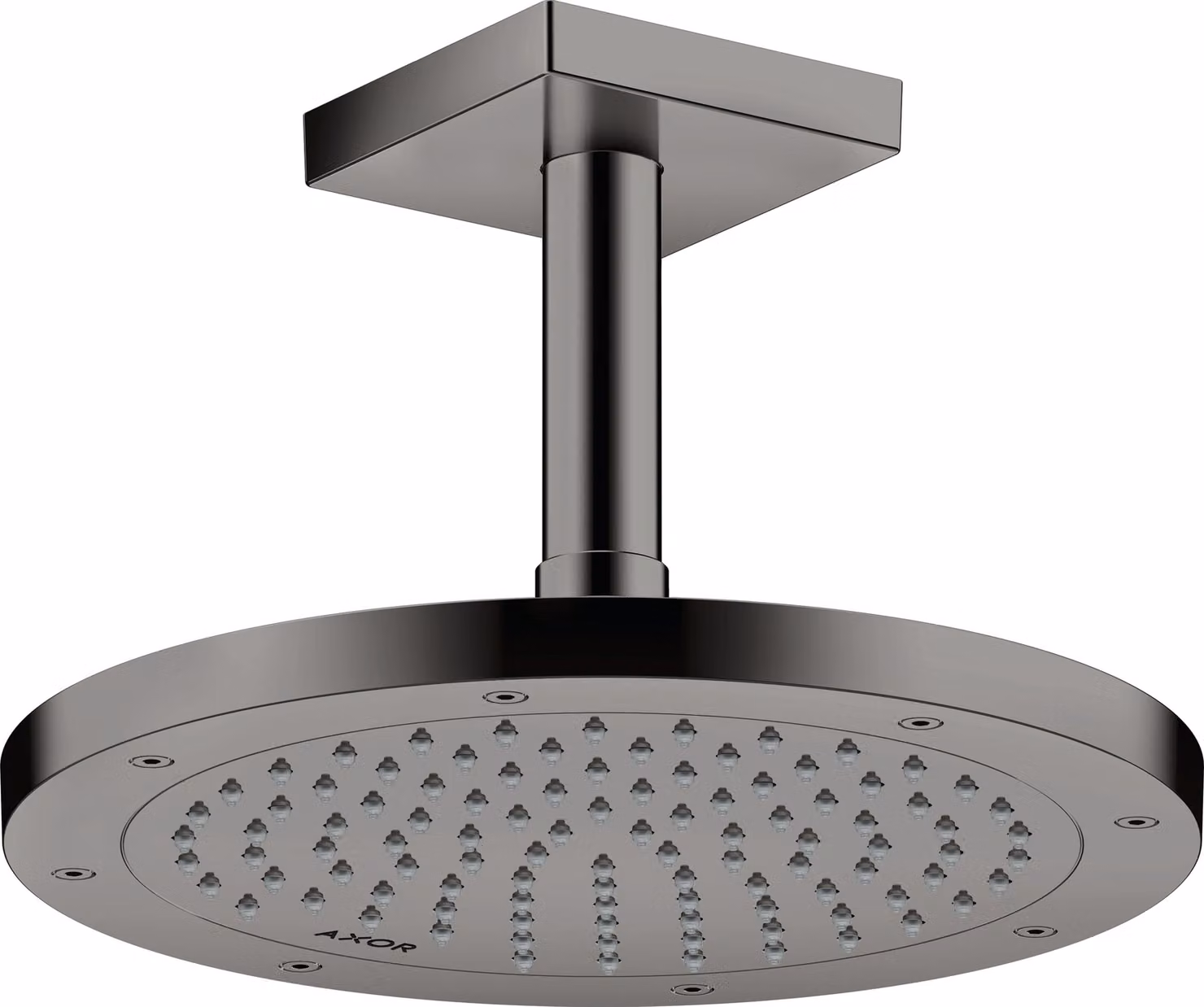 hansgrohe AXOR ShowerSolutions raccord de plafond, carré, 100mm, 26437330, 26437330