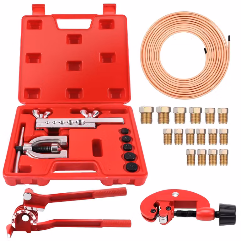 Solidchoice - Set di strumenti per l'applicazione di rivestimenti su tubi freno, con 16 connettori