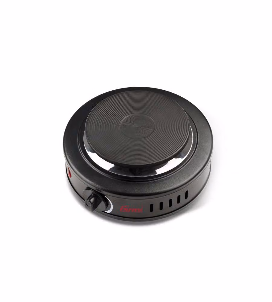 Piastra elettrica portatile Girmi con piastra in ghisa da 11 cm, potenza 500 W, colore nero – 2