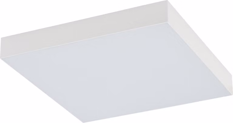 Plafoniera LED quadrata LID bianca 50W, luce bianca neutra 5000 lm, plastica, dimensioni: 4x30x30 cm, IP20, Nowodvorski Lighting