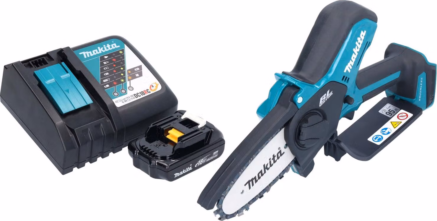 Makita DUC 101 Z 18 V 10 cm Brushless Solo Cordless Pruner - senza batteria, senza caricabatterie