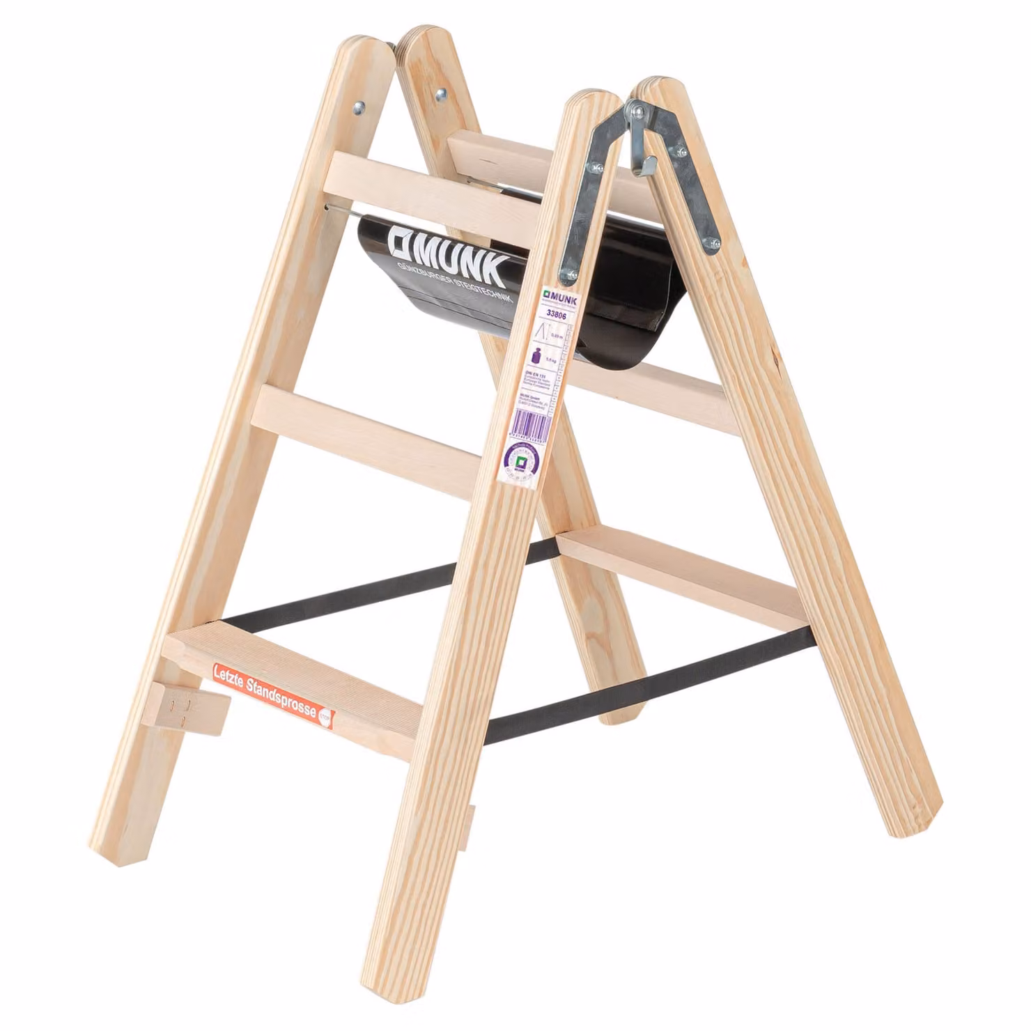 Scaletta in legno 2x3 gradini