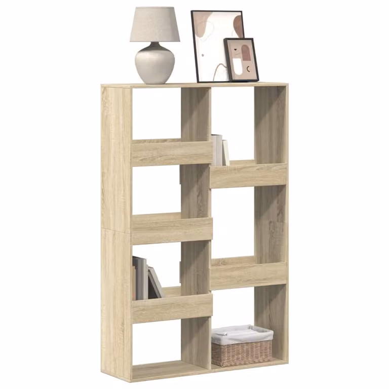 Libreria vidaXL in Legno Multistrato e MDF, Colore Rovere Sonoma, L 100 cm x P 33 cm x H 155,5 cm