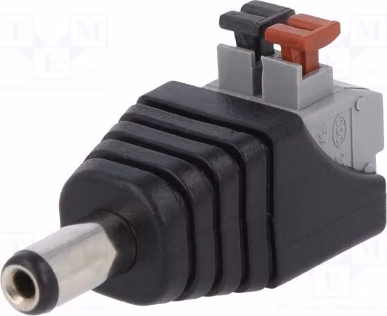 1 connettore: Adattatore 5,5 mm - 2,1 mm, connettore DC 5,5/2,1 mm, tipo PC2.1-M-STB