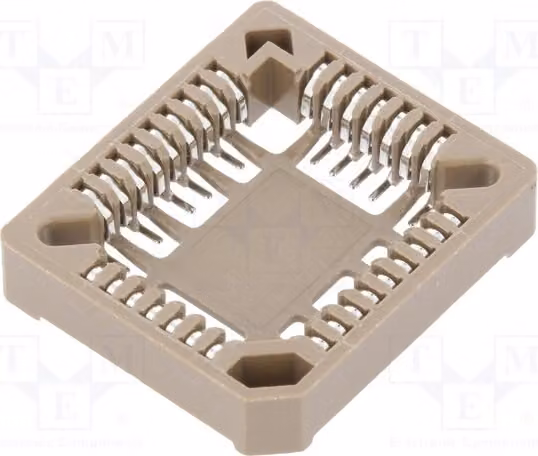 2x Zoccolo: PLCC C0100-32NTRN00R. Zoccolo PLCC stagnato. Pin: 32. Bronzo fosforoso. 1A