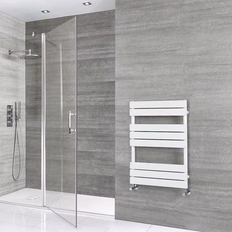 Scaldasalviette di Design - 825mm x 600mm - Bianco - Lustro