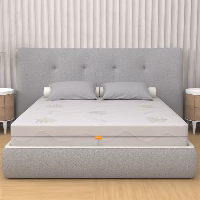 Materasso Ibrido MIASUITE Una Piazza e Mezza, Memory Foam e Waterfoam, Colore Bianco, L/P/H: 120 x 200 x 25 cm – 1
