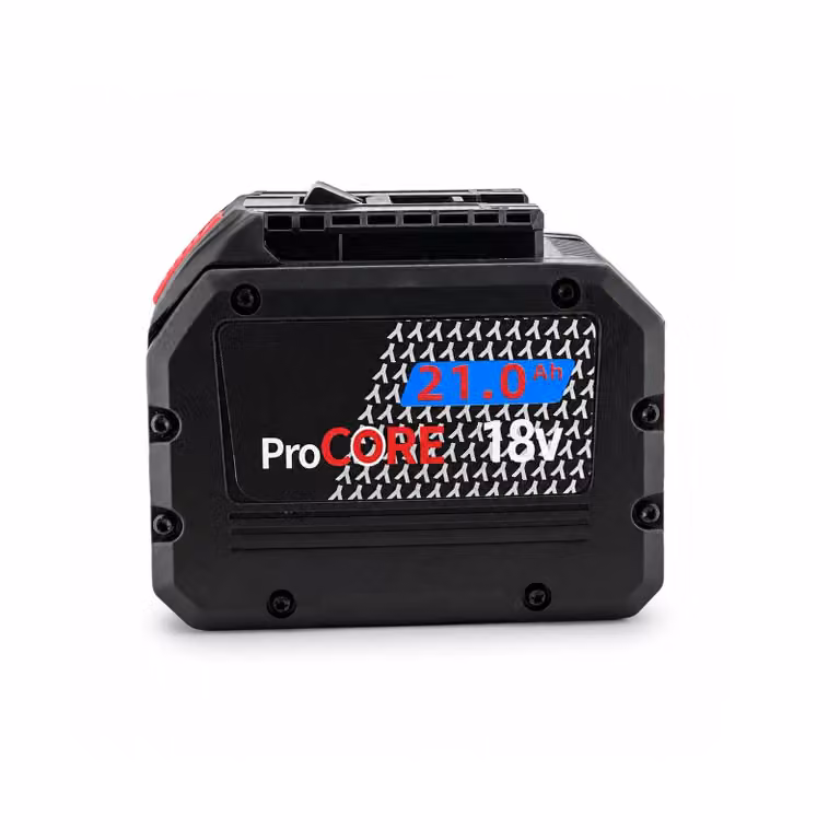 Batteria di ricambio da 18V, 21,0Ah, agli ioni di litio, compatibile con il sistema di batterie Bosch Professional da 18V / ProCORE – Batteria ad alte prestazioni con elevata capacità
