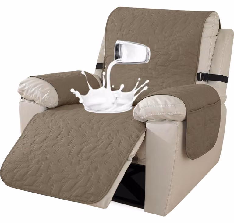 Solidchoice - Copertura impermeabile per poltrona relax, color marrone chiaro