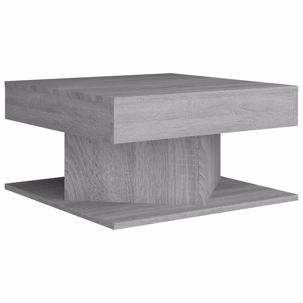 Tavolino da Salotto Grigio Sonoma 57x57x30 cm Legno Multistrato
