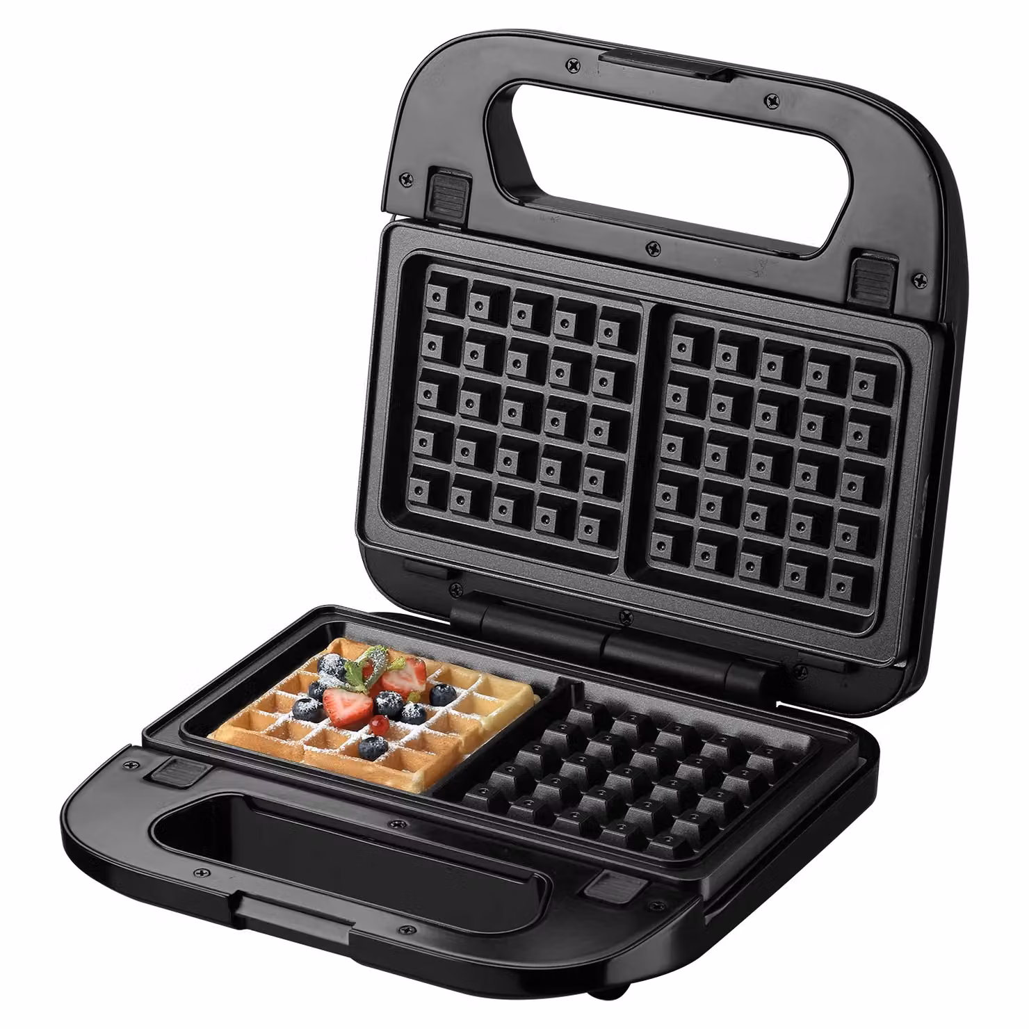 DICTROLUX Tostiera Elettrica 3 in 1 Lady Crunch 750 Watt con Piastre Rimovibili, Colore Nero – 2