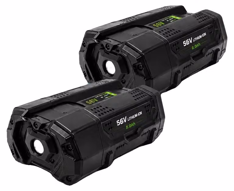Batterie al litio, capacità 8000 mAh, compatibile con la serie EGO BA2800, 56V 8.0Ah x2