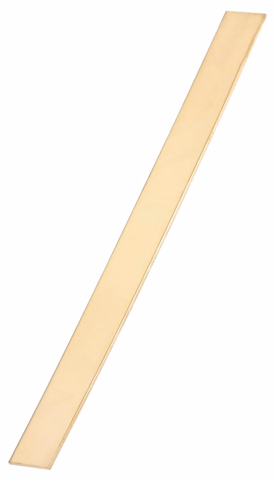 Barra piatta in ottone H62, dimensioni 2,5 x 25,5 x 305 mm, confezione da 1 pezzo