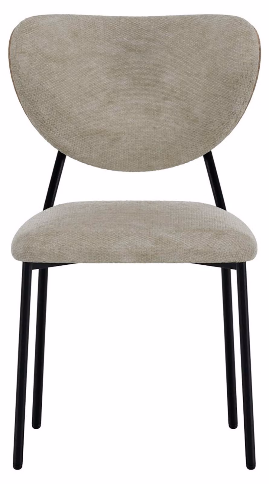 Sedia da pranzo Venture Home, modello Butterfly, color beige