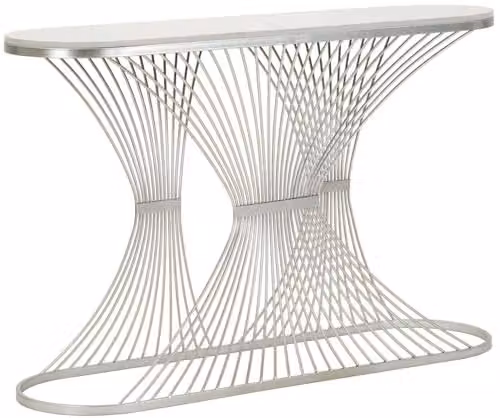 mauro ferretti Consolle in metallo Stripe 120 x 35 x 79 cm